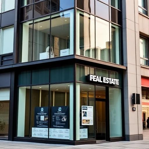 Oficina inmobiliaria moderna